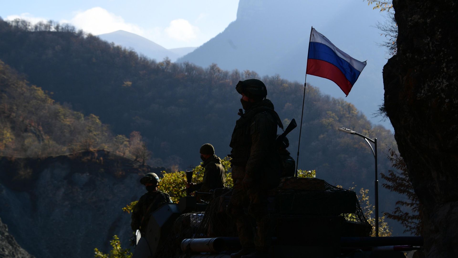 Российские миротворцы в Нагорном Карабахе Российские миротворцы в Нагорном Карабахе - РИА Новости, 1920, 16.11.2023