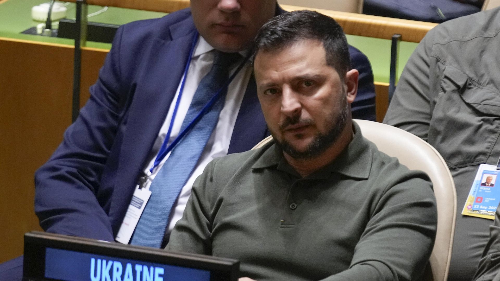 Владимир Зеленский на Генассамблее ООН Владимир Зеленский на Генассамблее ООН - РИА Новости, 1920, 28.09.2023