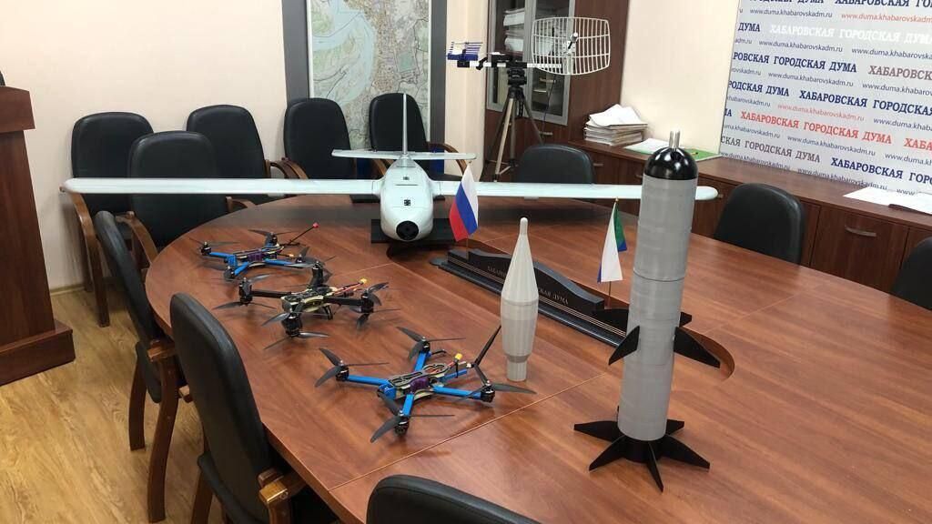 Презентация беспилотников на базе Хабаровского радиотехнического завода Презентация беспилотников на базе Хабаровского радиотехнического завода - РИА Новости, 1920, 22.09.2023