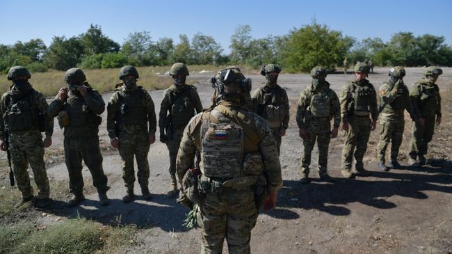 Российские военные в зоне СВО