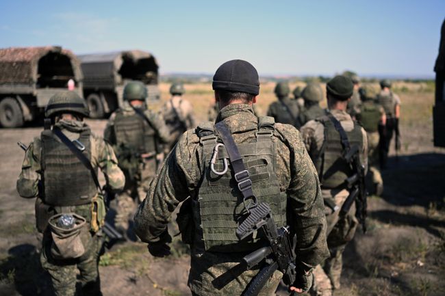Российские военнослужащие в зоне проведения спецоперации