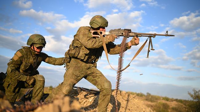 Российские военные в зоне проведения спецоперации Российские военные в зоне проведения спецоперации