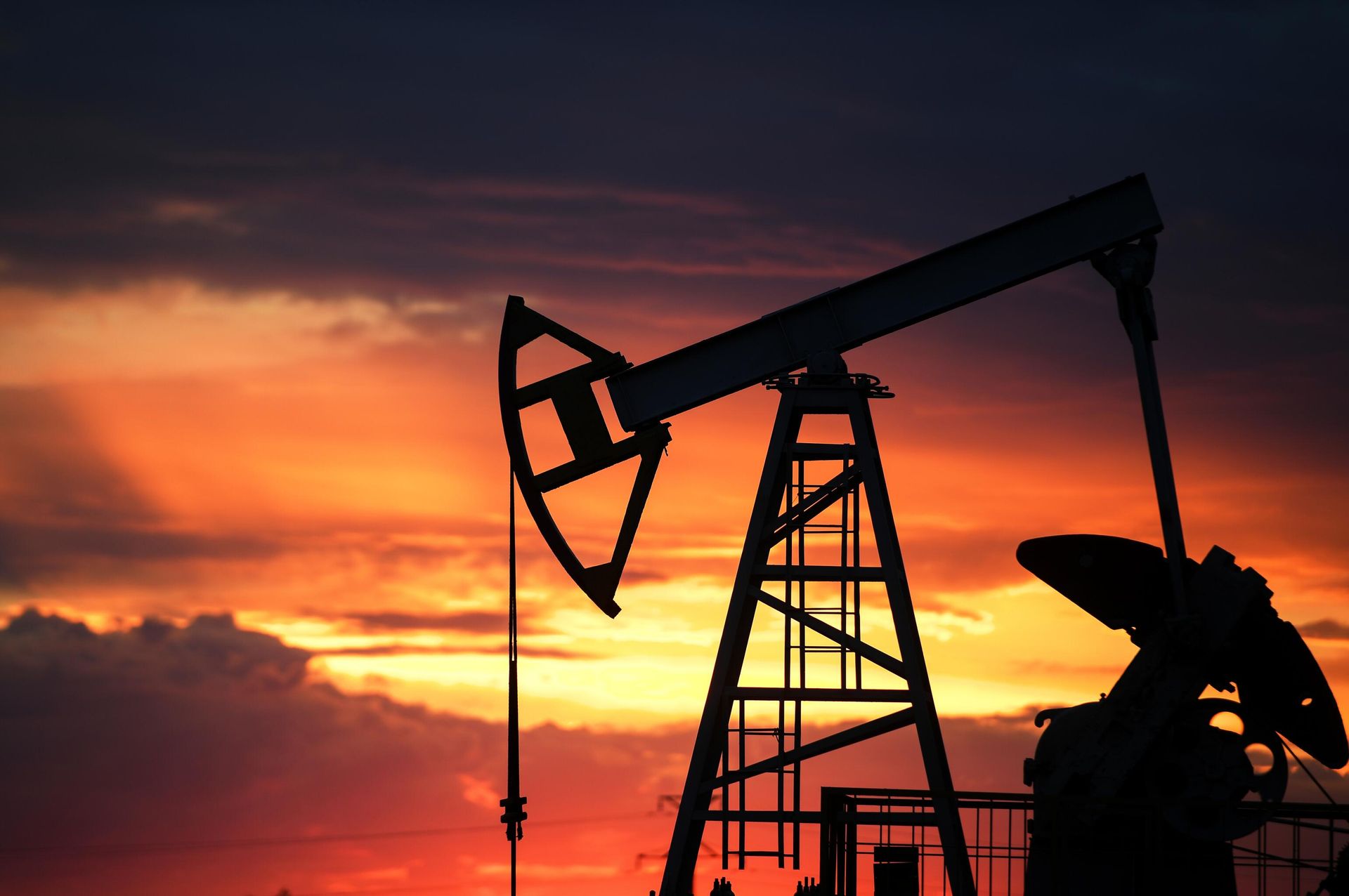 Работа нефтяных станков-качалок Работа нефтяных станков-качалок - РИА Новости, 1920, 19.12.2023