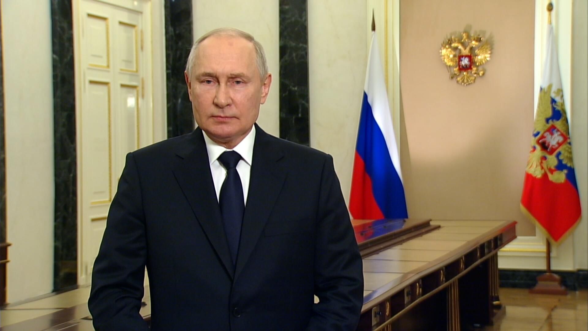 Поздравление Путина с первой годовщиной воссоединения новых регионов с Россией Поздравление Путина с первой годовщиной воссоединения новых регионов с Россией - РИА Новости, 1920, 30.09.2023