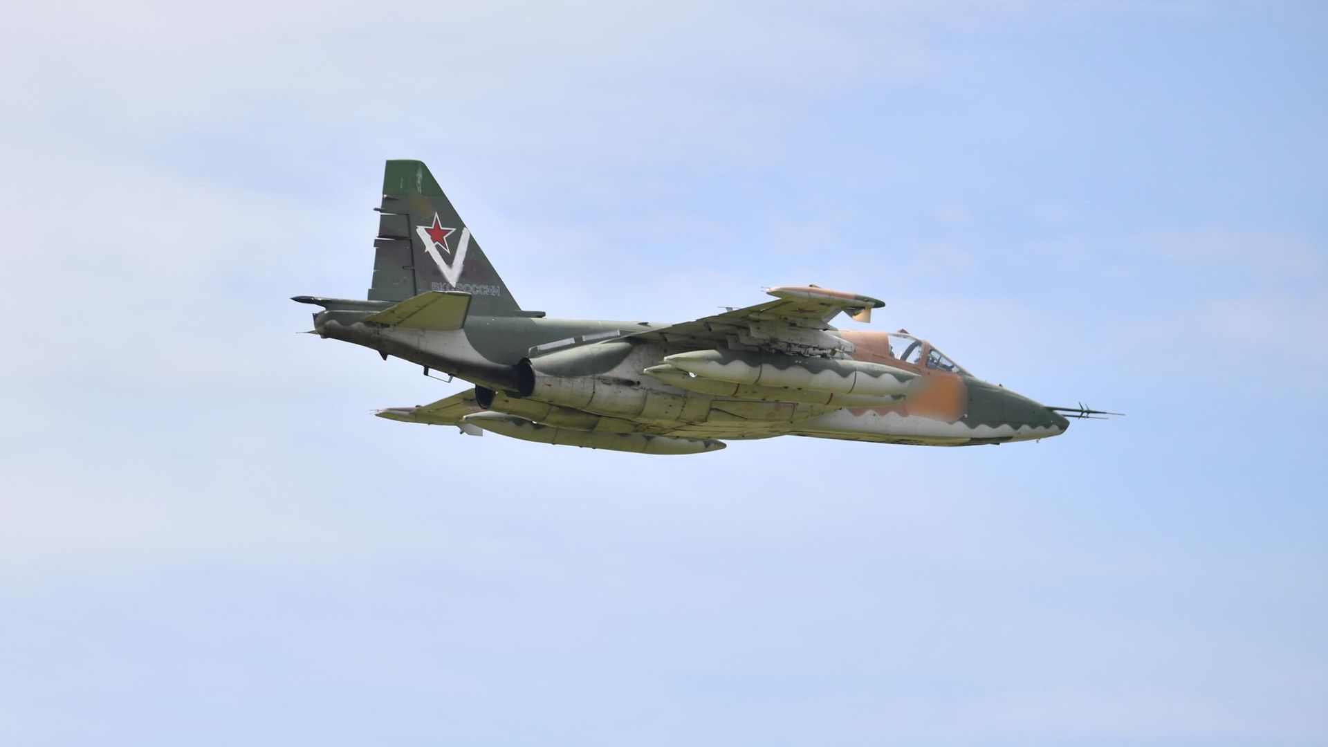Самолет Су-25 Грач, задействованный в специальной военной операции на Украине Самолет Су-25 Грач, задействованный в специальной военной операции на Украине - РИА Новости, 1920, 29.02.2024