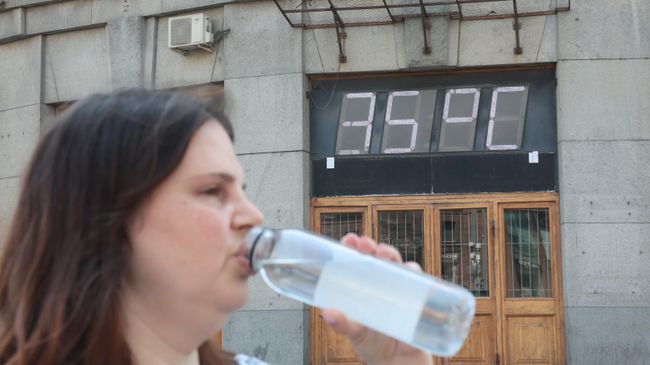 Аномальная жара в Москве
