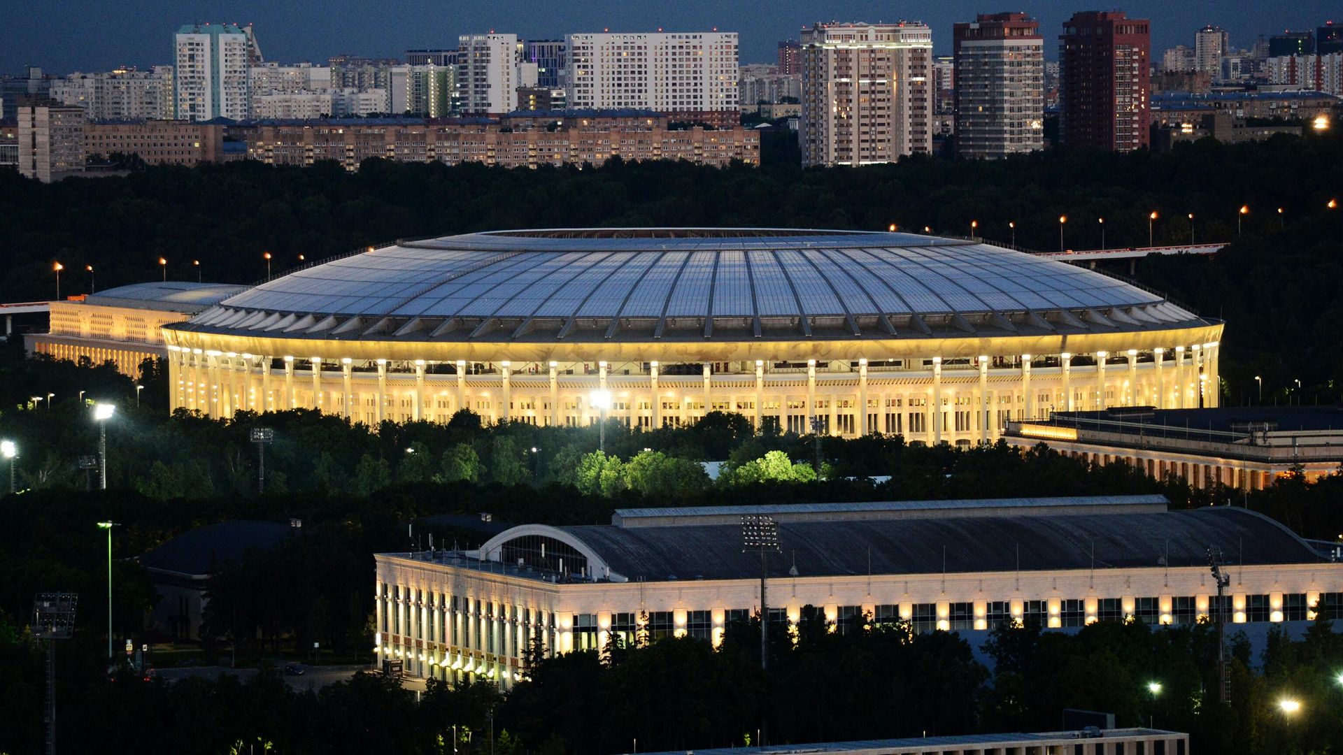 Вид на спортивный комплекс Лужники в Москве Вид на спортивный комплекс Лужники в Москве - РИА Новости, 1920, 17.01.2024