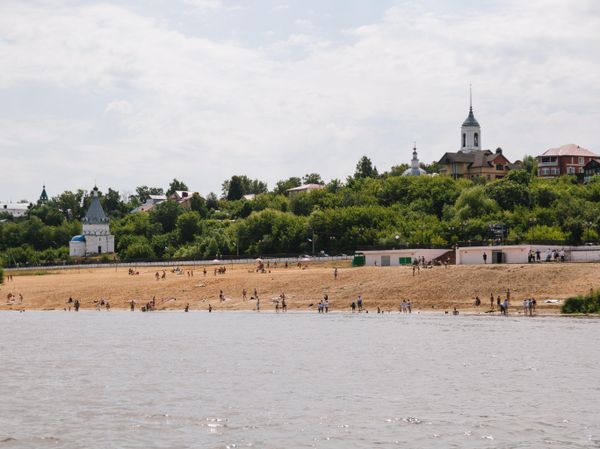 Муром, пляж на Оке