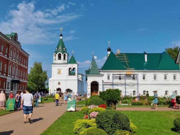 Муром, Спасо-Преображенский монастырь летом