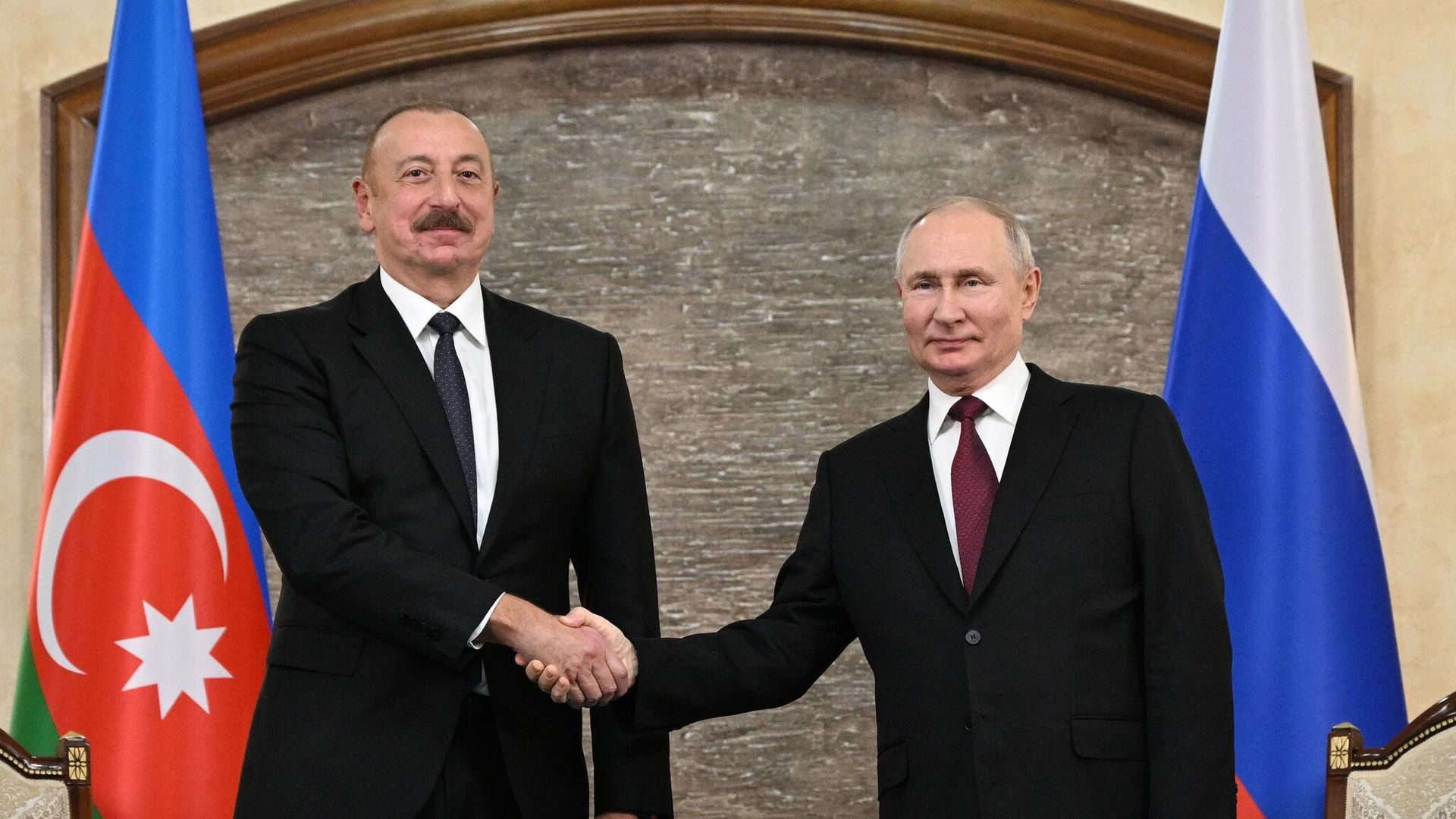 Президент РФ Владимир Путин и президент Азербайджанской Республики Ильхам Алиев Президент РФ Владимир Путин и президент Азербайджанской Республики Ильхам Алиев - РИА Новости, 1920, 22.04.2024