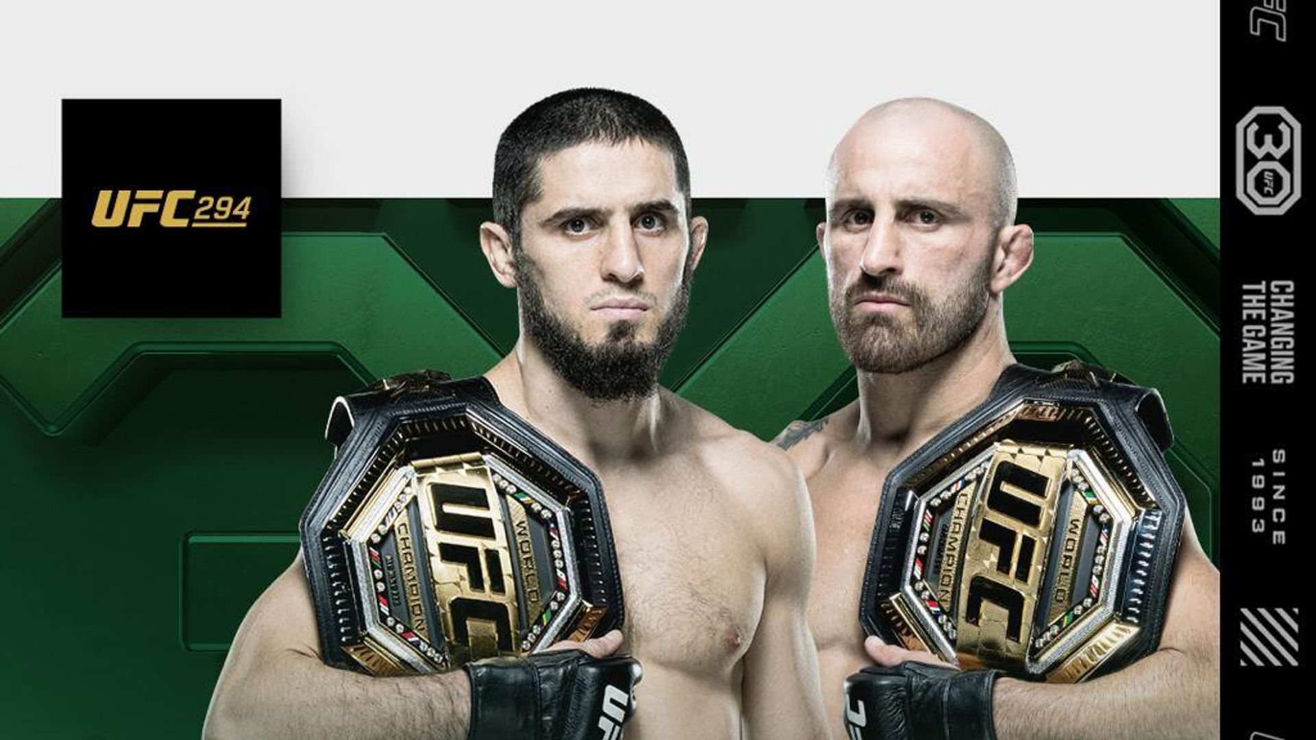 Афиша реванша Махачева против Волкановски на UFC 294 Афиша реванша Махачева против Волкановски на UFC 294 - РИА Новости, 1920, 21.10.2023