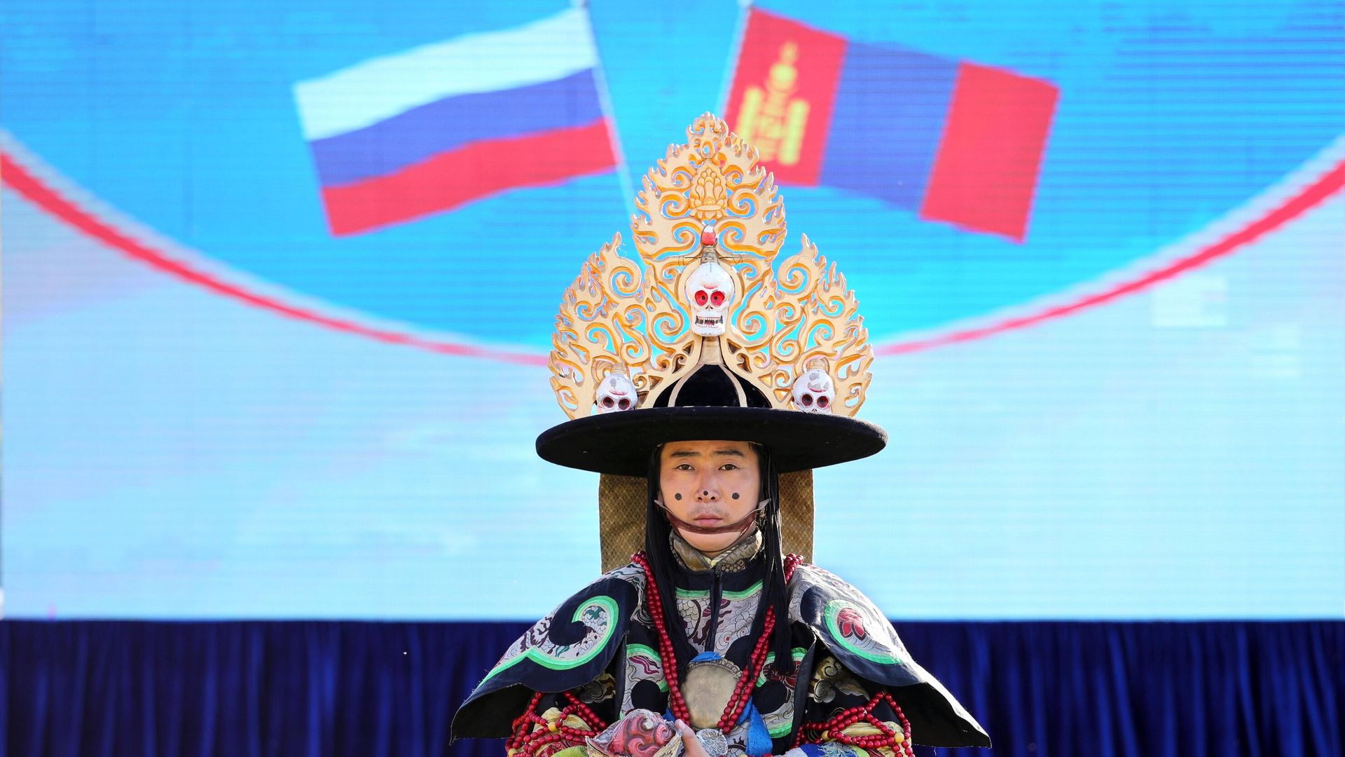 Флаги России и Монголии Флаги России и Монголии - РИА Новости, 1920, 03.07.2024