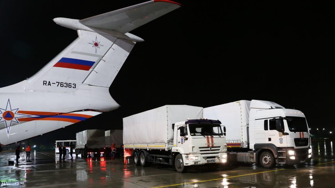 Подготовка к отправке в сектор Газа гуманитарной помощи Подготовка к отправке в сектор Газа гуманитарной помощи - РИА Новости, 1920, 25.11.2023