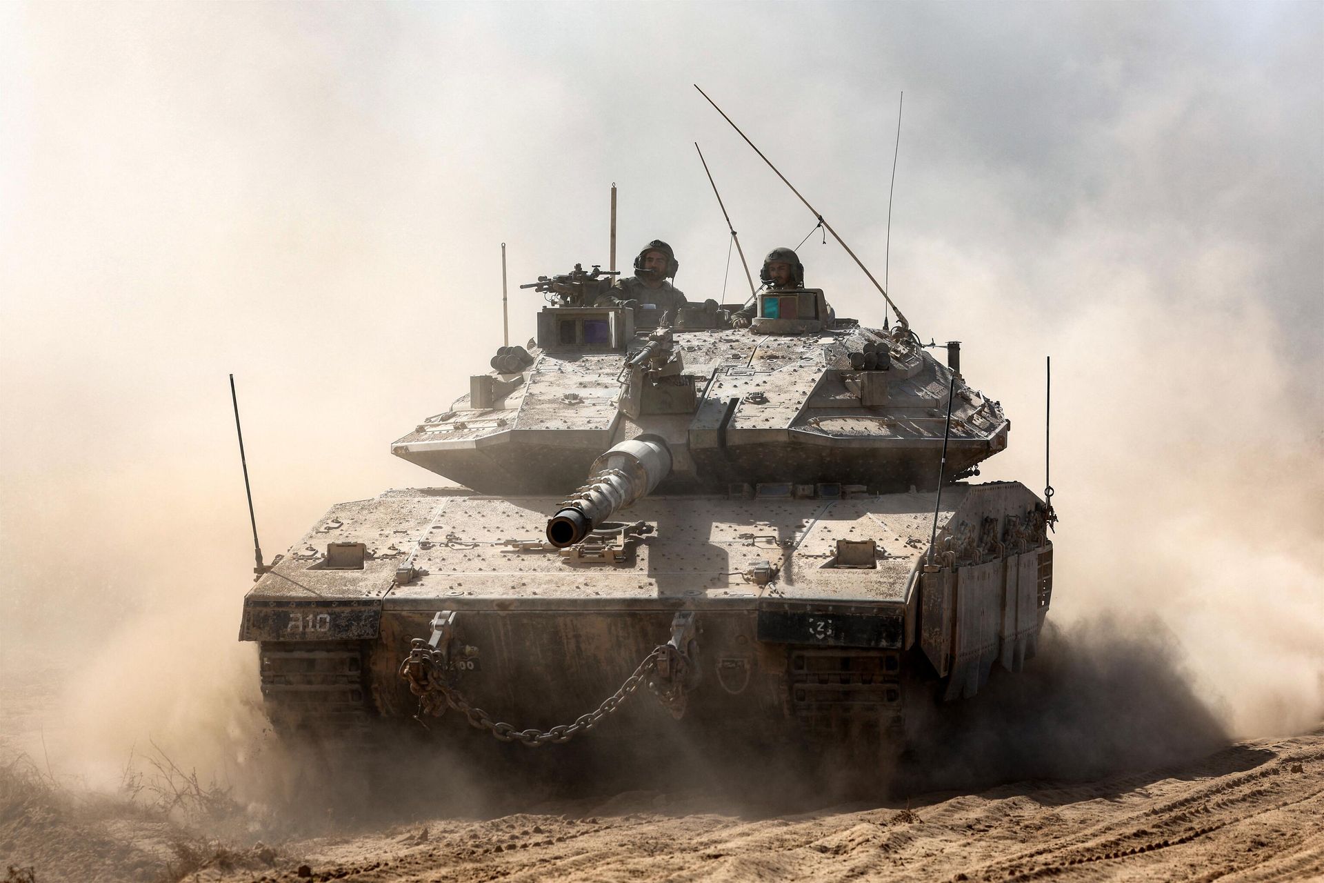 Израильский танк Merkava в районе границы с сектором Газа Израильский танк Merkava в районе границы с сектором Газа - РИА Новости, 1920, 05.05.2026