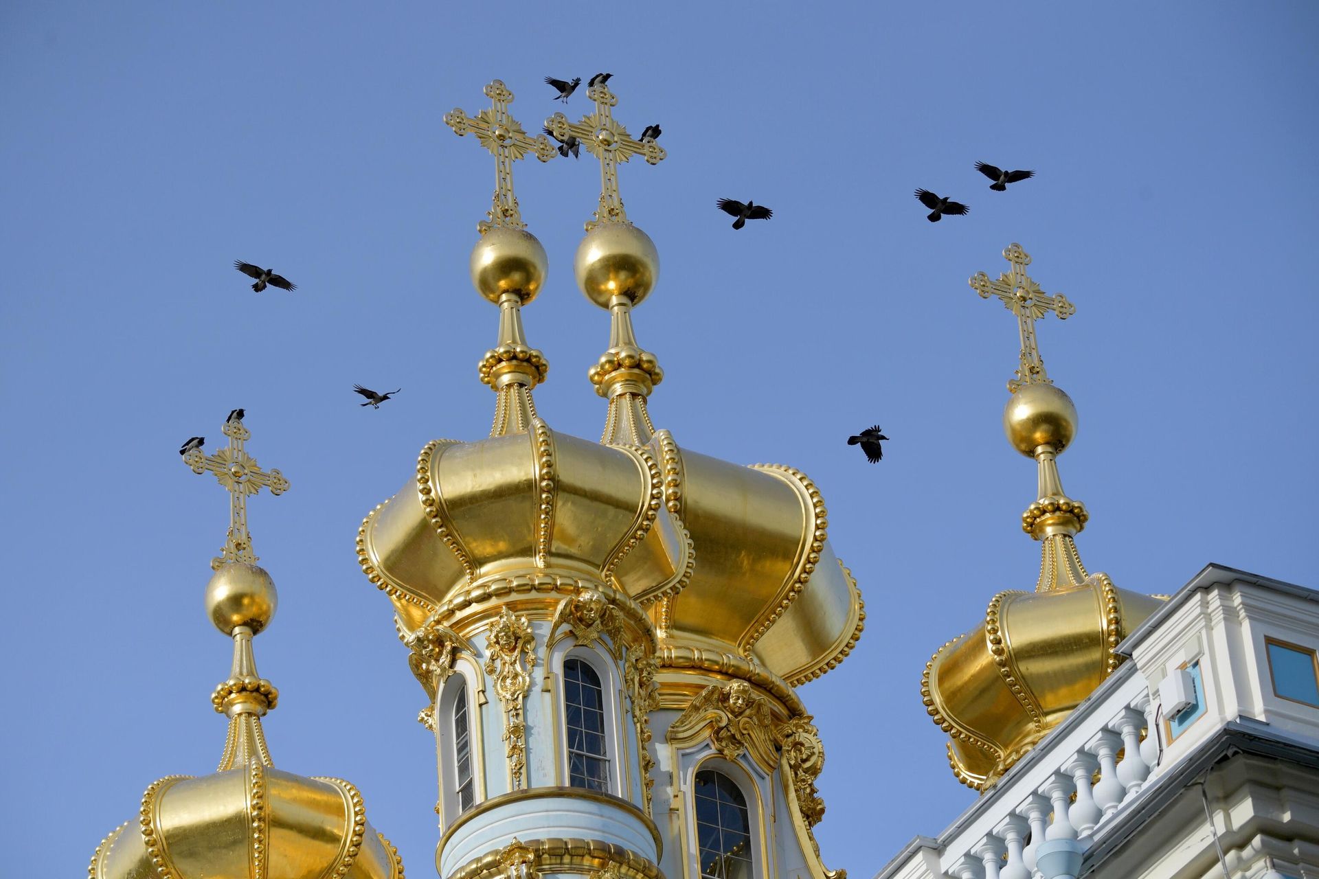 Домовый православный храм в Екатерининском дворце Государственного музея-заповедника Царское Село Домовый православный храм в Екатерининском дворце Государственного музея-заповедника Царское Село - РИА Новости, 1920, 06.05.2025