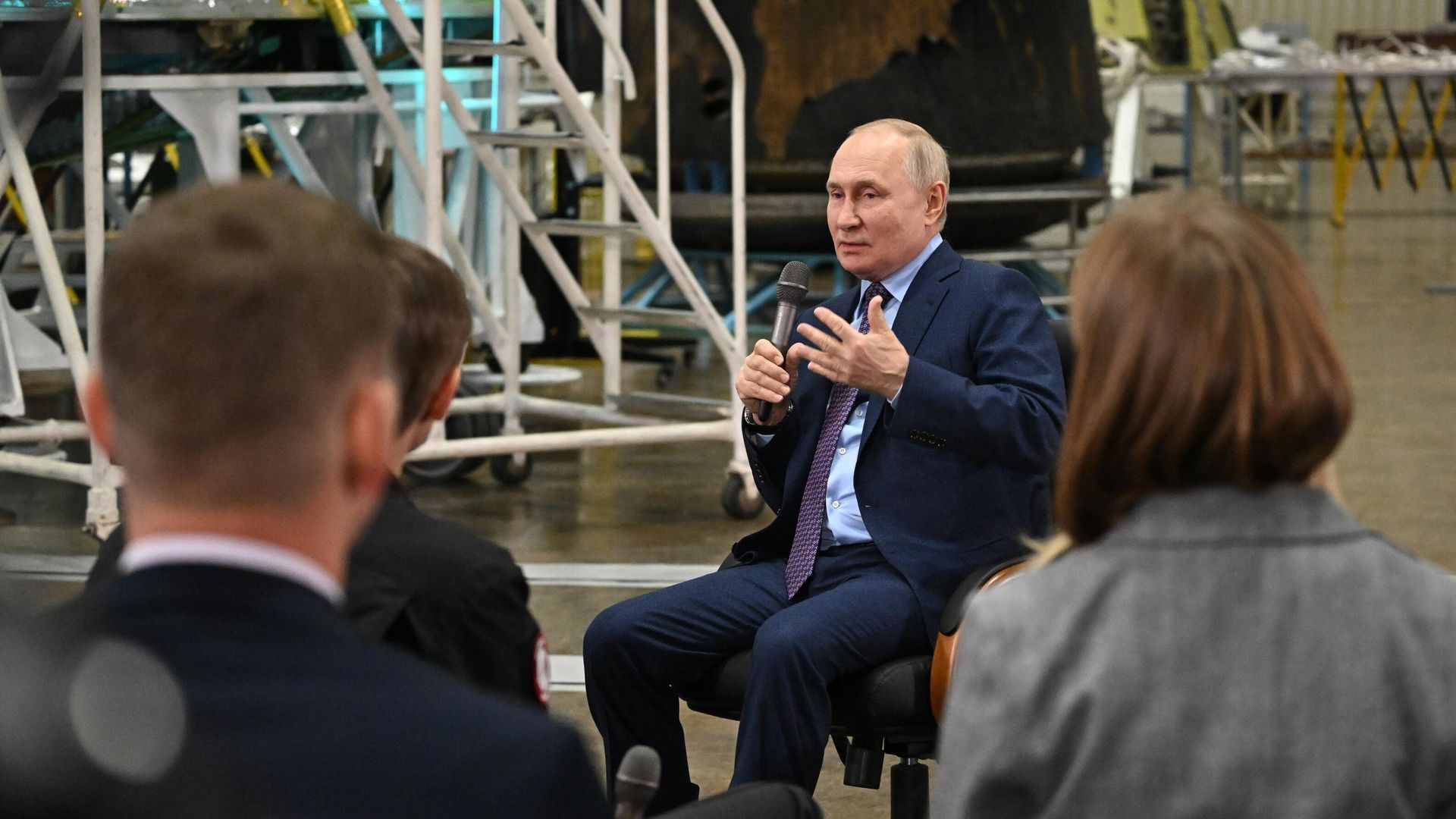 Президент РФ В. Путин посетил ПАО РКК Энергия им. С.П. Королёва Президент РФ В. Путин посетил ПАО РКК Энергия им. С.П. Королёва - РИА Новости, 1920, 26.10.2023