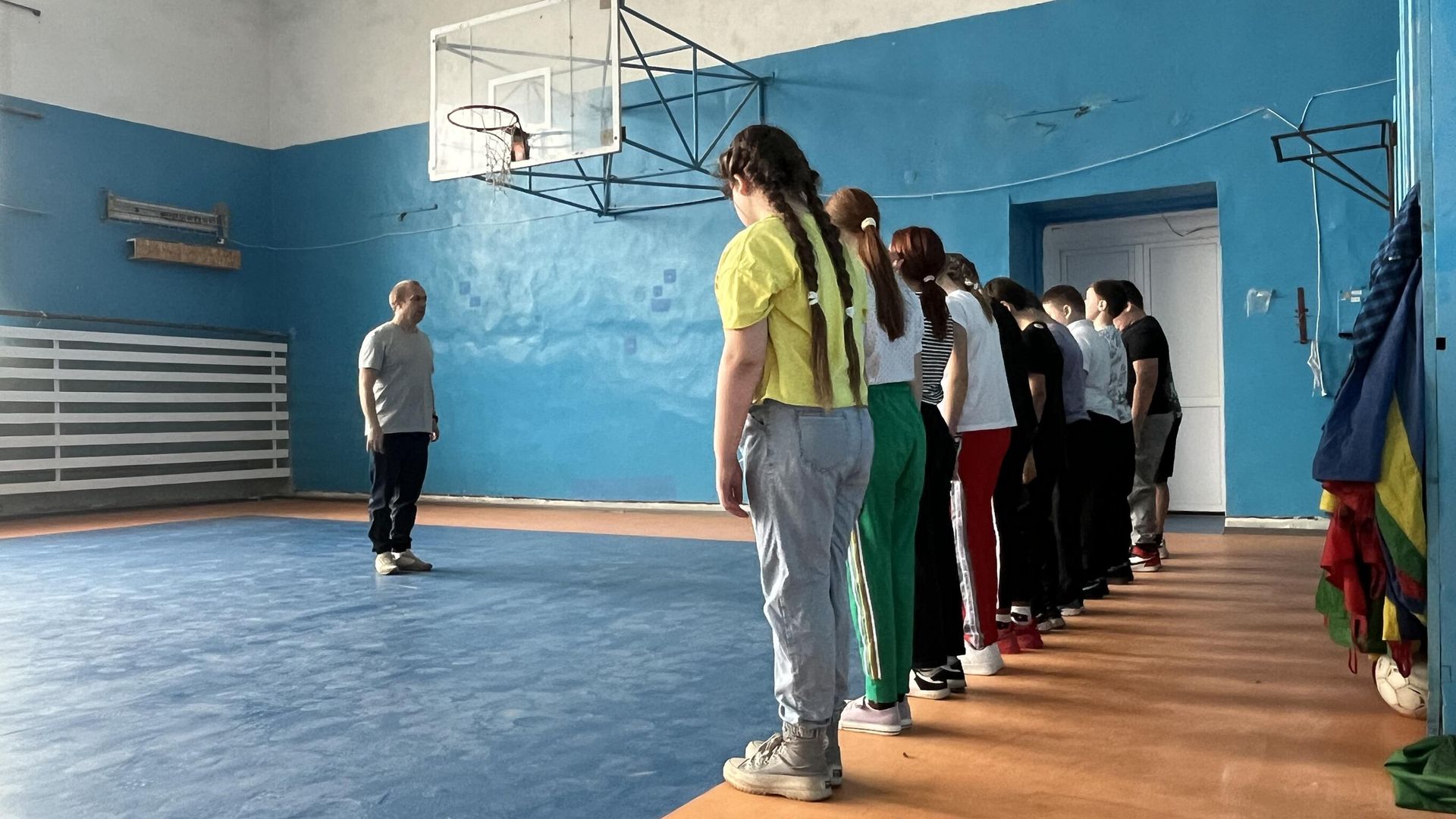 Кандауров на уроке физкультуры Кандауров на уроке физкультуры - РИА Новости, 1920, 01.11.2023