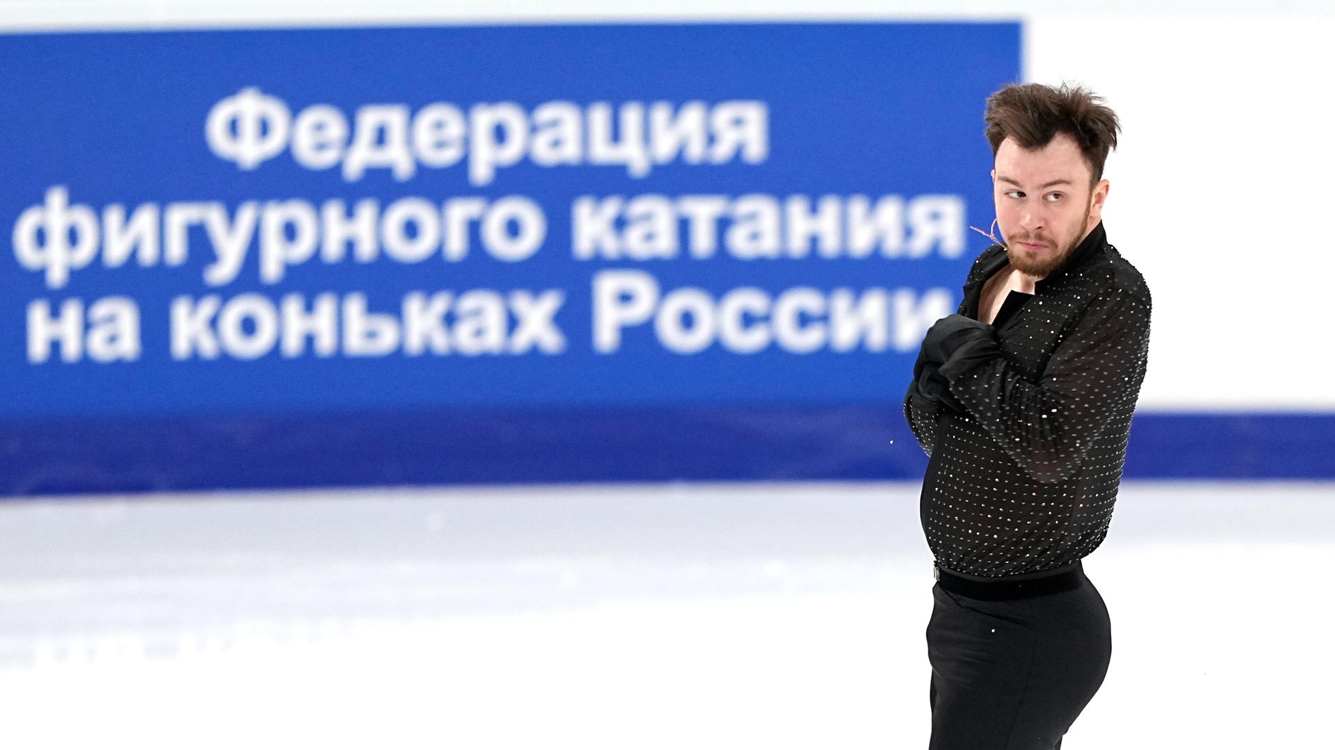 Дмитрий Алиев выступает с произвольной программой в мужском одиночном катании на III этапе Гран-при России Красноярье по фигурному катанию в Красноярске. Дмитрий Алиев выступает с произвольной программой в мужском одиночном катании на III этапе Гран-при России Красноярье по фигурному катанию в Красноярске. - РИА Новости, 1920, 29.10.2023