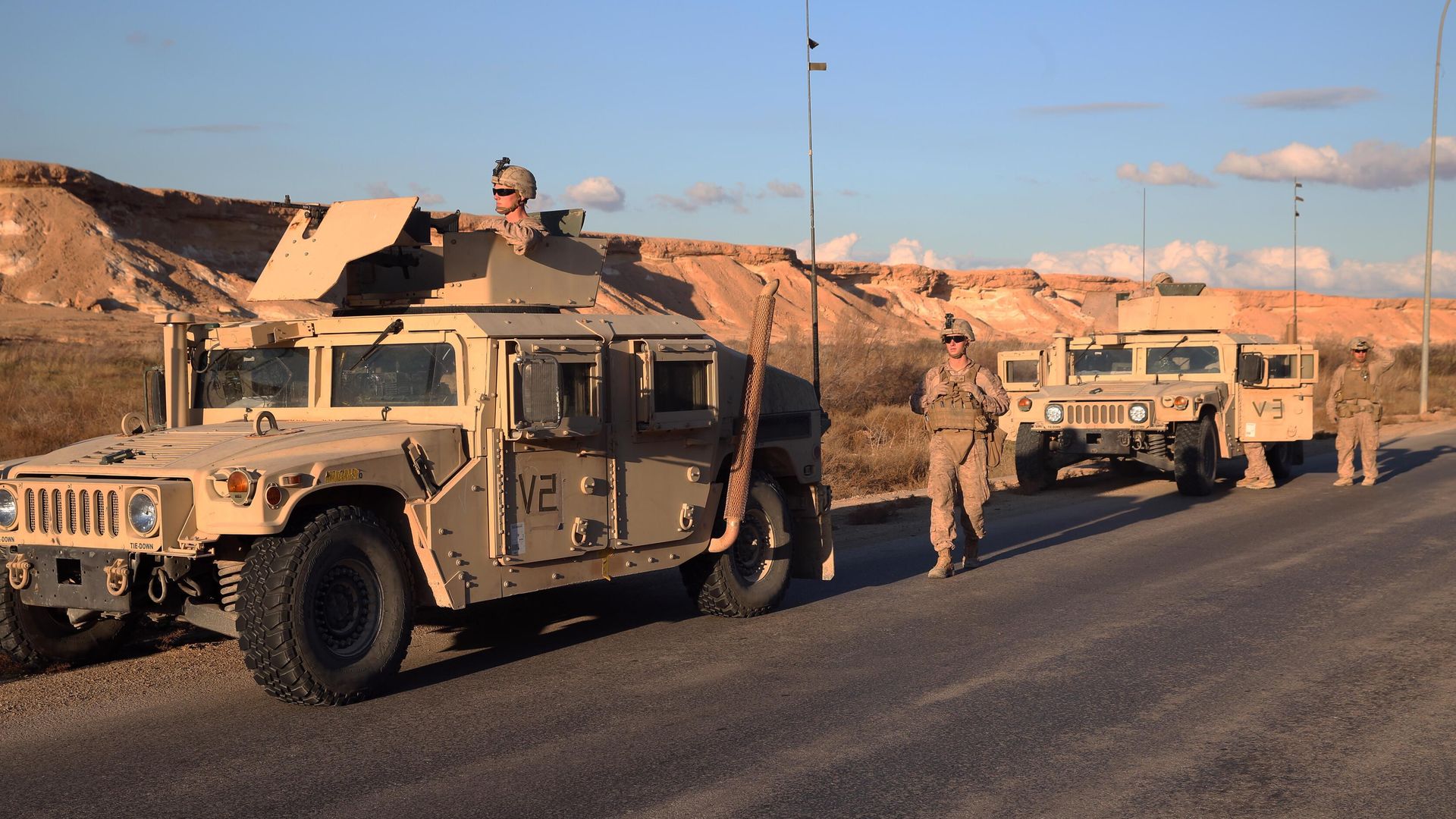 Американские военные на авиабазе Айн-аль-Асад в Ираке Американские военные на авиабазе Айн-аль-Асад в Ираке - РИА Новости, 1920, 17.11.2023