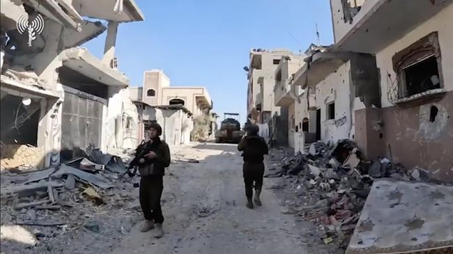 Израильские военные в секторе Газа