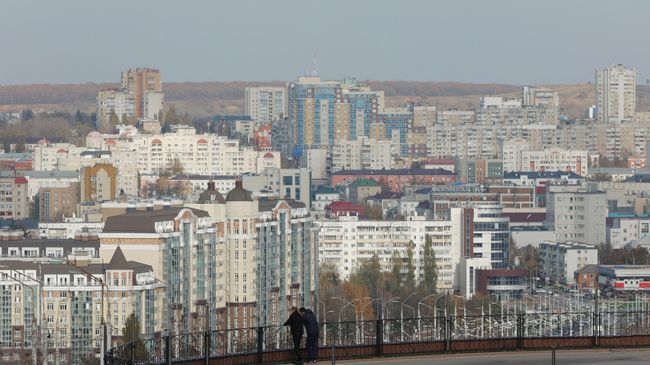 Вид на Белгород со смотровой площадки Вид на Белгород со смотровой площадки