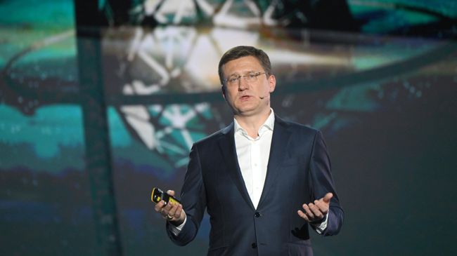 Заместитель председателя правительства РФ Александр Новак на выставке-форуме Россия на ВДНХ в Москве