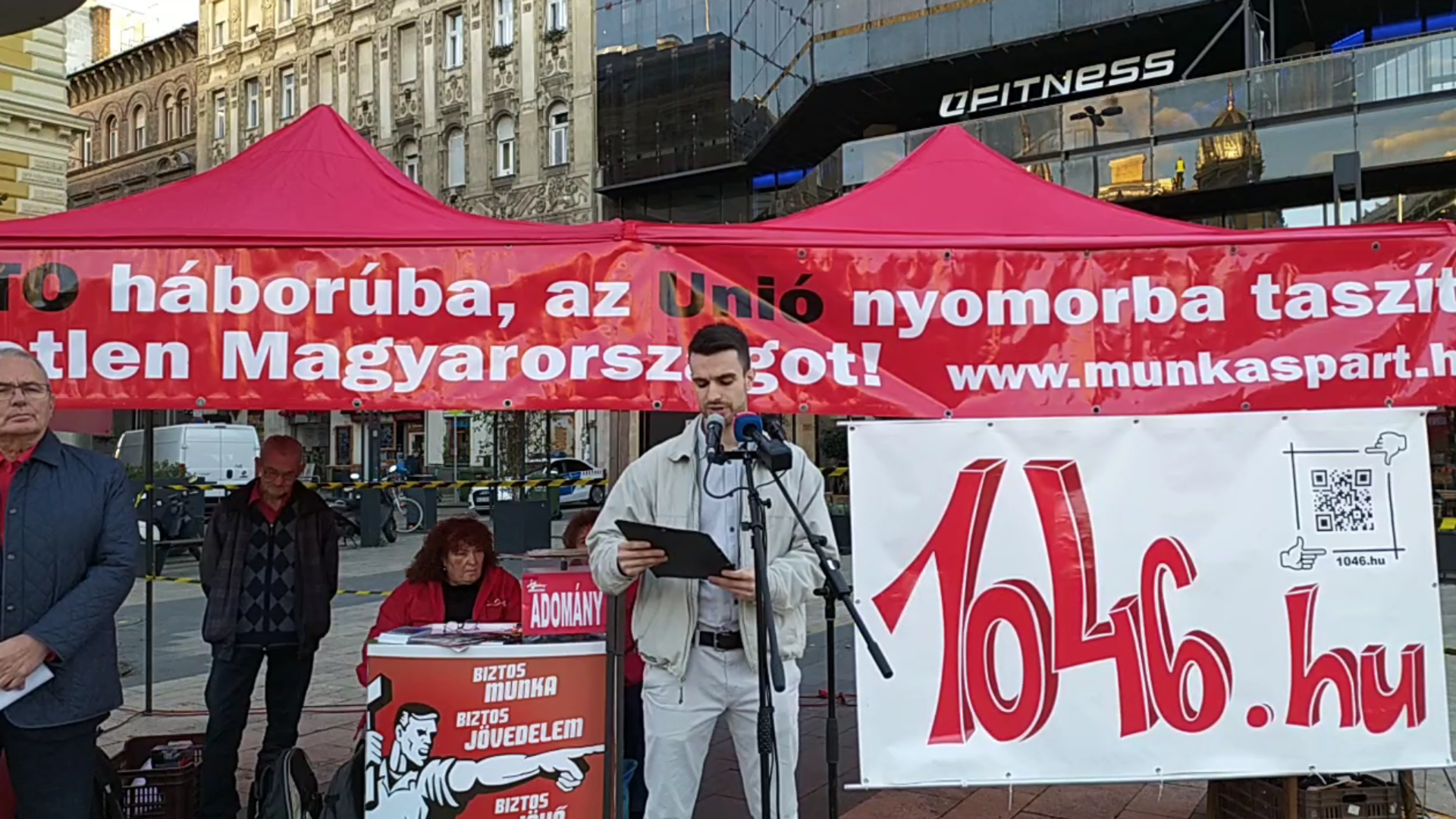 Митинг Венгерской рабочей партии в Будапеште за мирное урегулирование конфликта на Украине Митинг Венгерской рабочей партии в Будапеште за мирное урегулирование конфликта на Украине - РИА Новости, 1920, 06.11.2023