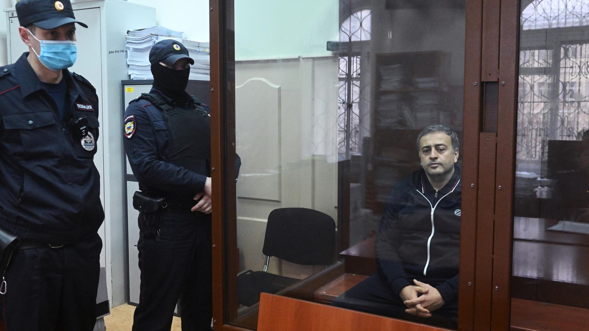 Заместитель министра внутренних дел Дагестана Руфат Исмаилов в Басманном суде. 8 ноября 2023 - РИА Новости, 1920, 08.11.2023