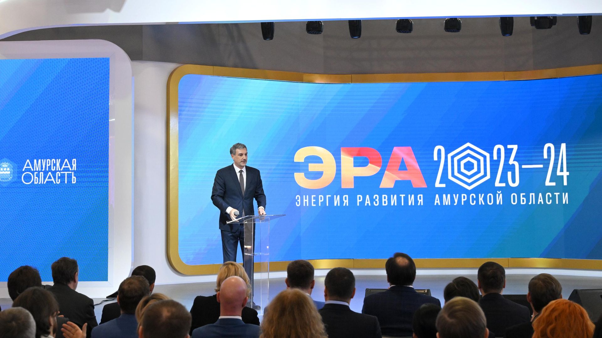 Губернатор Амурской области Василий Орлов на Международной выставке-форуме Россия Губернатор Амурской области Василий Орлов на Международной выставке-форуме Россия - РИА Новости, 1920, 10.11.2023