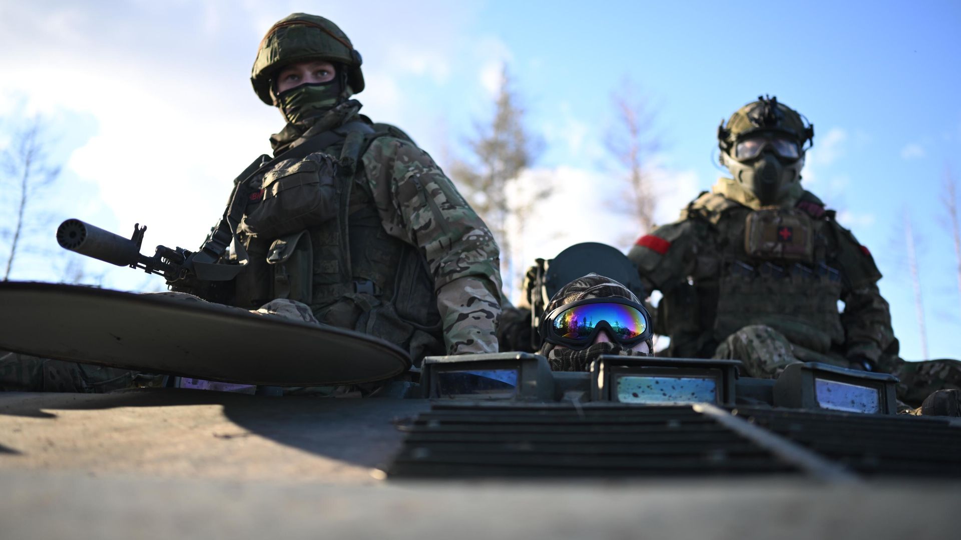 Российские военные в зоне проведения спецоперации Российские военные в зоне проведения спецоперации - РИА Новости, 1920, 29.11.2023