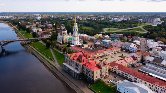 Вид на город Рыбинск Вид на город Рыбинск