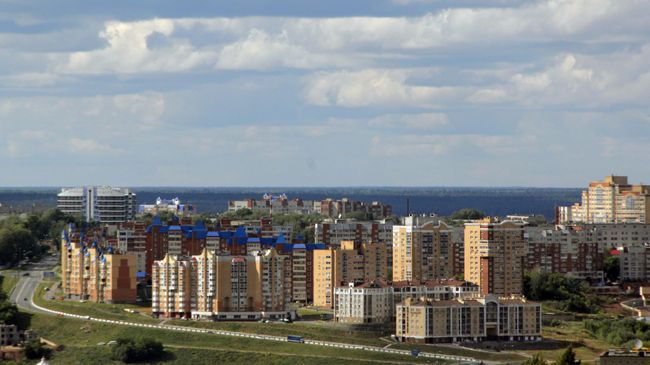 Вид новых кварталов города Чебоксары Вид новых кварталов города Чебоксары
