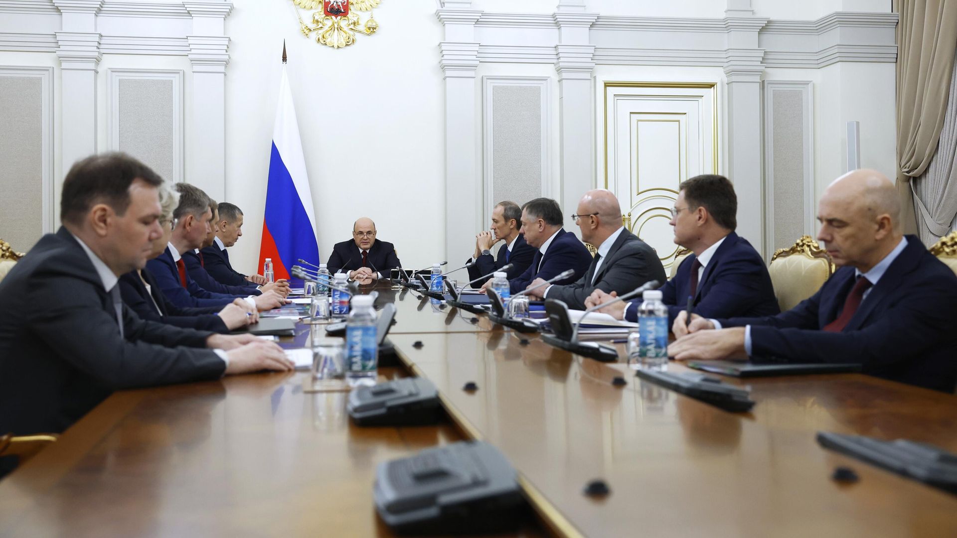 Председатель правительства России Михаил Мишустин проводит совещание Председатель правительства России Михаил Мишустин проводит совещание - РИА Новости, 1920, 30.11.2023