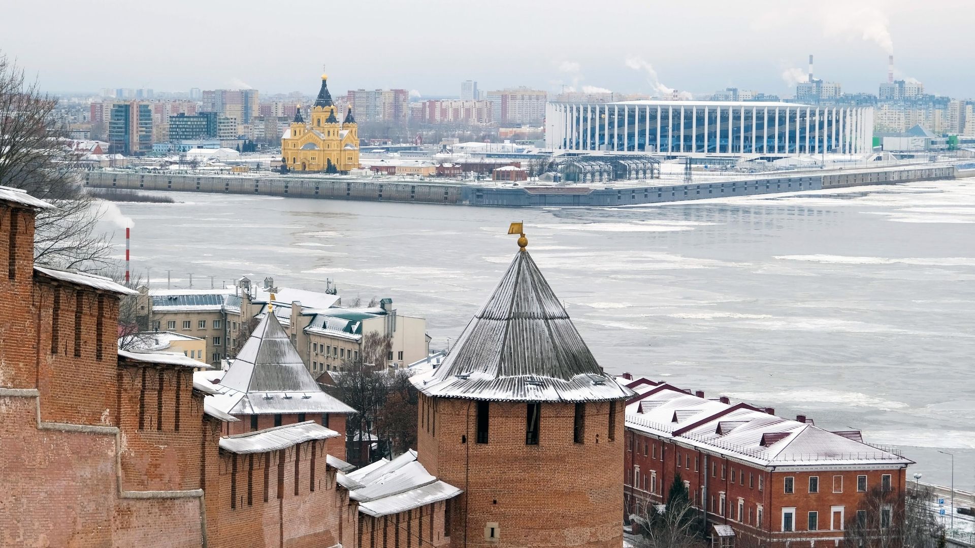 Зима в Нижнем Новгороде Зима в Нижнем Новгороде - РИА Новости, 1920, 22.11.2023