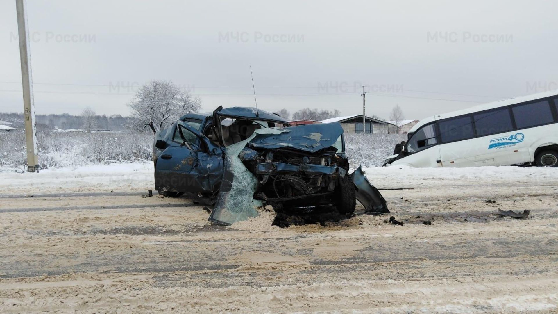 На месте ДТП с участием экскурсионного автобуса в Калужской области На месте ДТП с участием экскурсионного автобуса в Калужской области - РИА Новости, 1920, 25.11.2023
