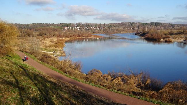Вид на Оку из Городского сада Вид на Оку из Городского сада
