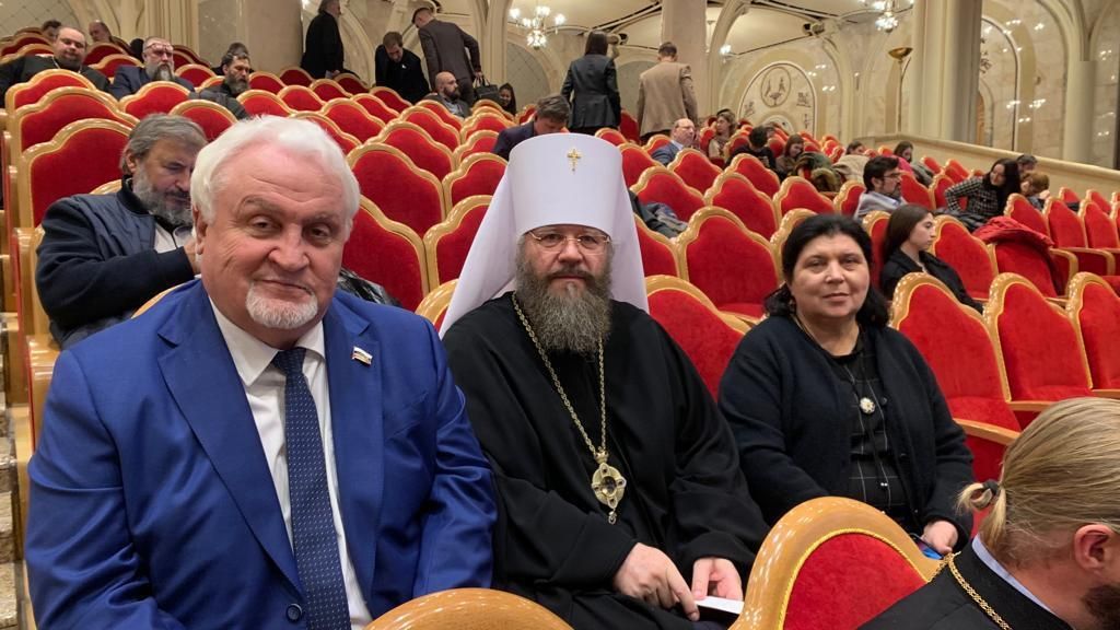 Председатель Тамбовской областной Думы Евгений Матушкин на XXV Всемирном русском народном соборе Председатель Тамбовской областной Думы Евгений Матушкин на XXV Всемирном русском народном соборе - РИА Новости, 1920, 29.11.2023