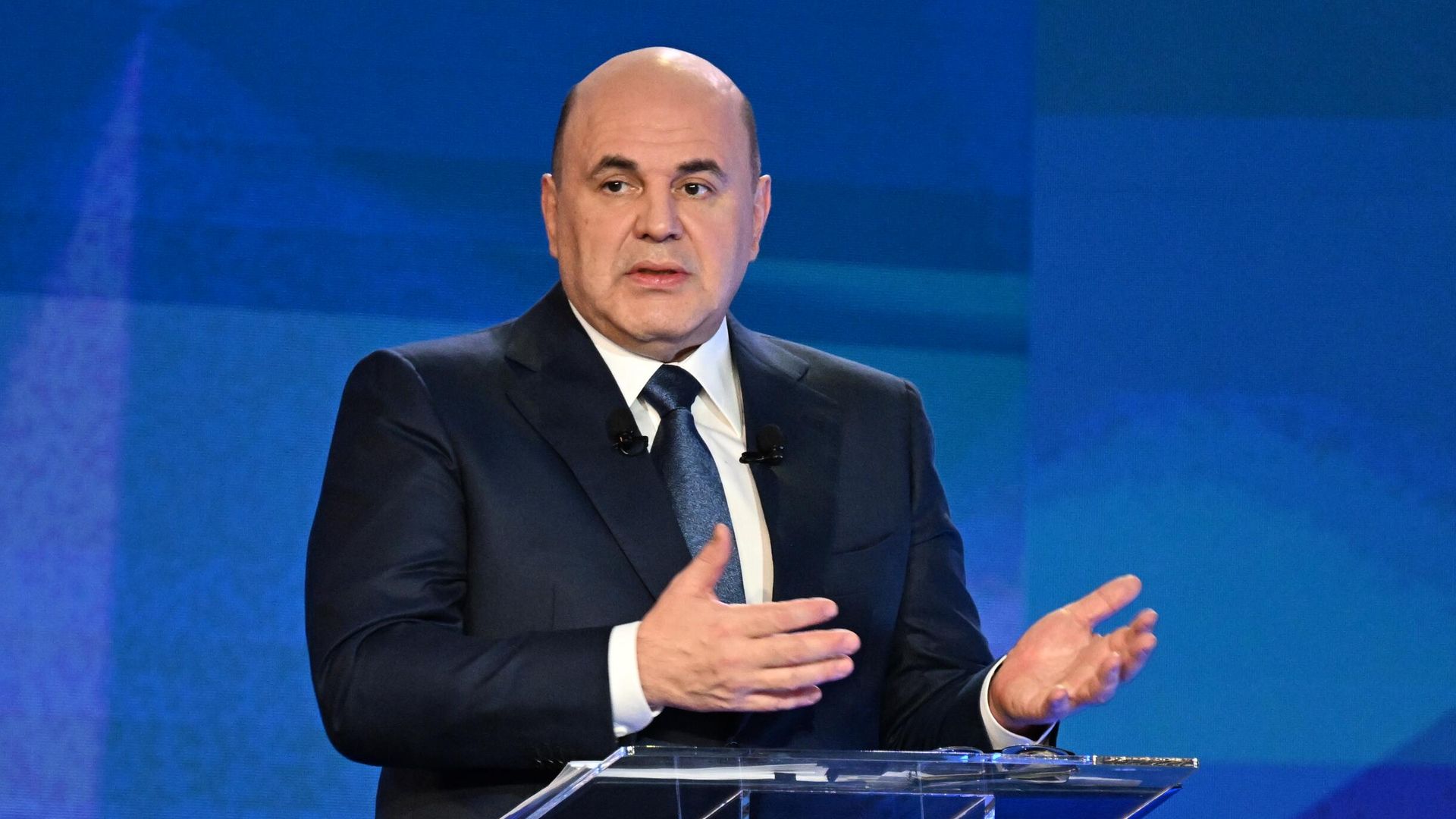 Председатель правительства РФ Михаил Мишустин Председатель правительства РФ Михаил Мишустин - РИА Новости, 1920, 18.12.2023