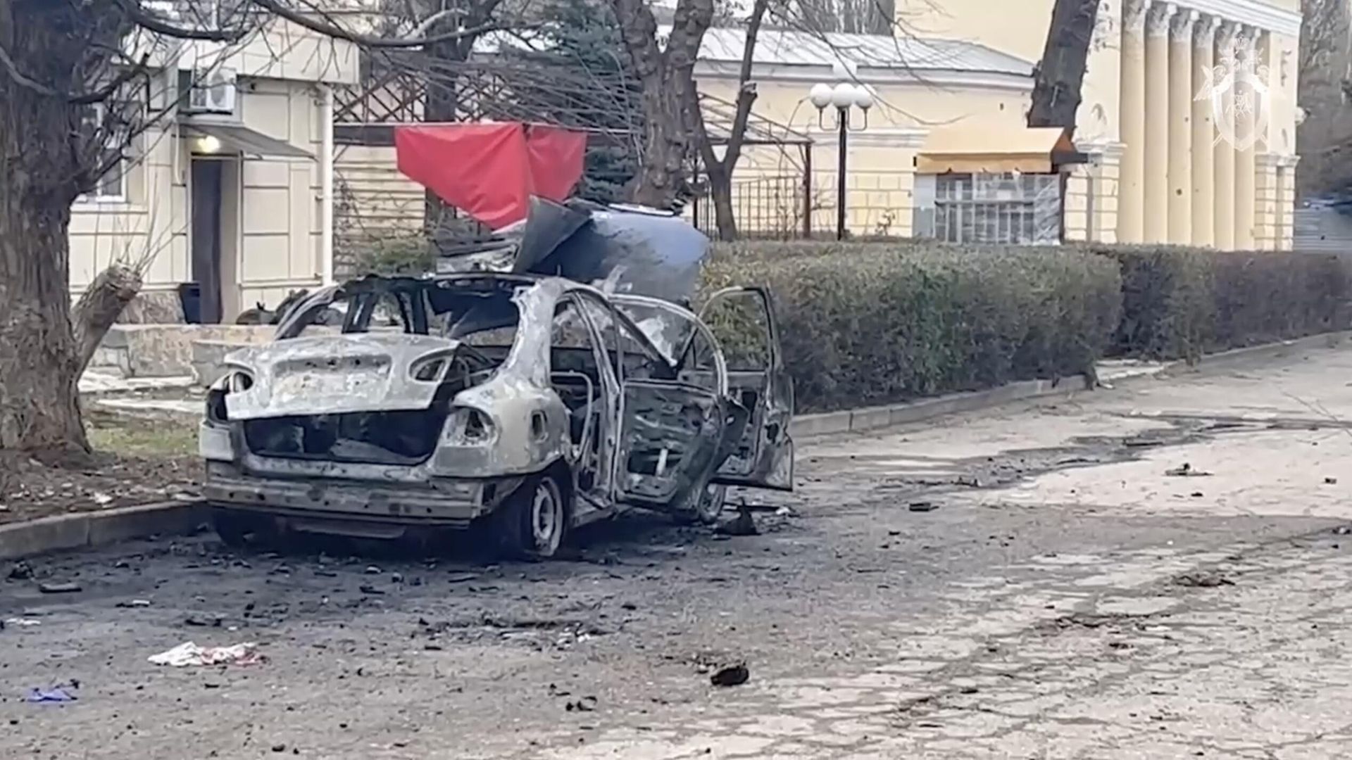 Место взрыва автомобиля в Луганске Место взрыва автомобиля в Луганске - РИА Новости, 1920, 06.12.2023