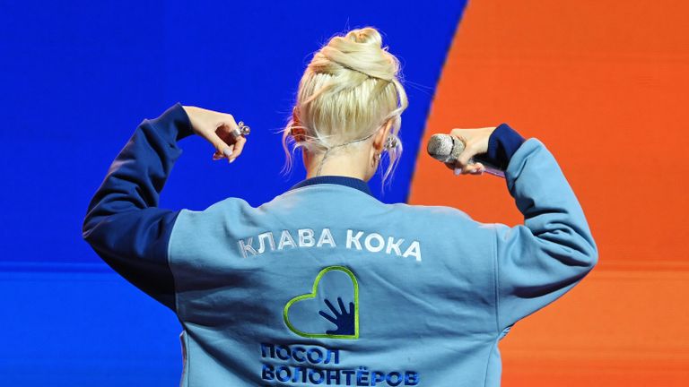 Певица, посол волонтеров Всемирных игры дружбы-2024 Клава Кока Певица, посол волонтеров Всемирных игры дружбы-2024 Клава Кока
