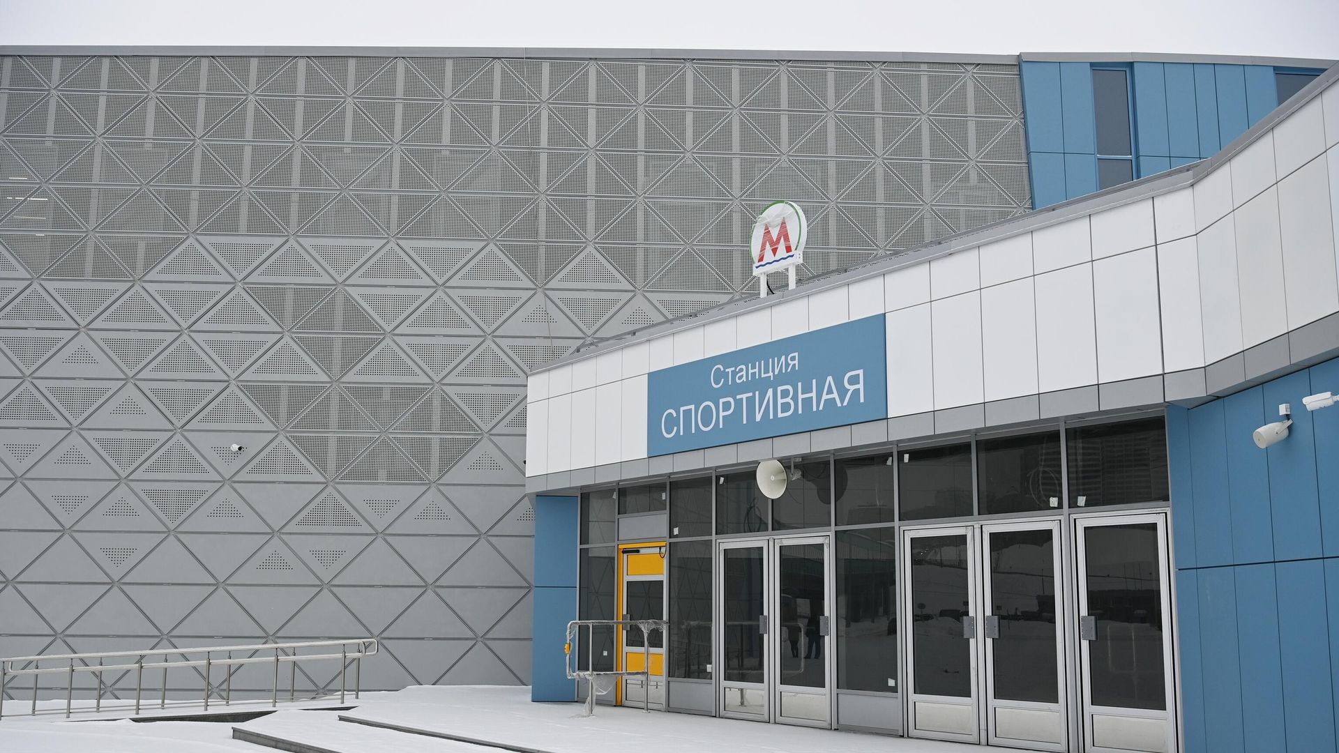 Строящаяся станция метро Спортивная в Новосибирске Строящаяся станция метро Спортивная в Новосибирске - РИА Новости, 1920, 25.02.2026