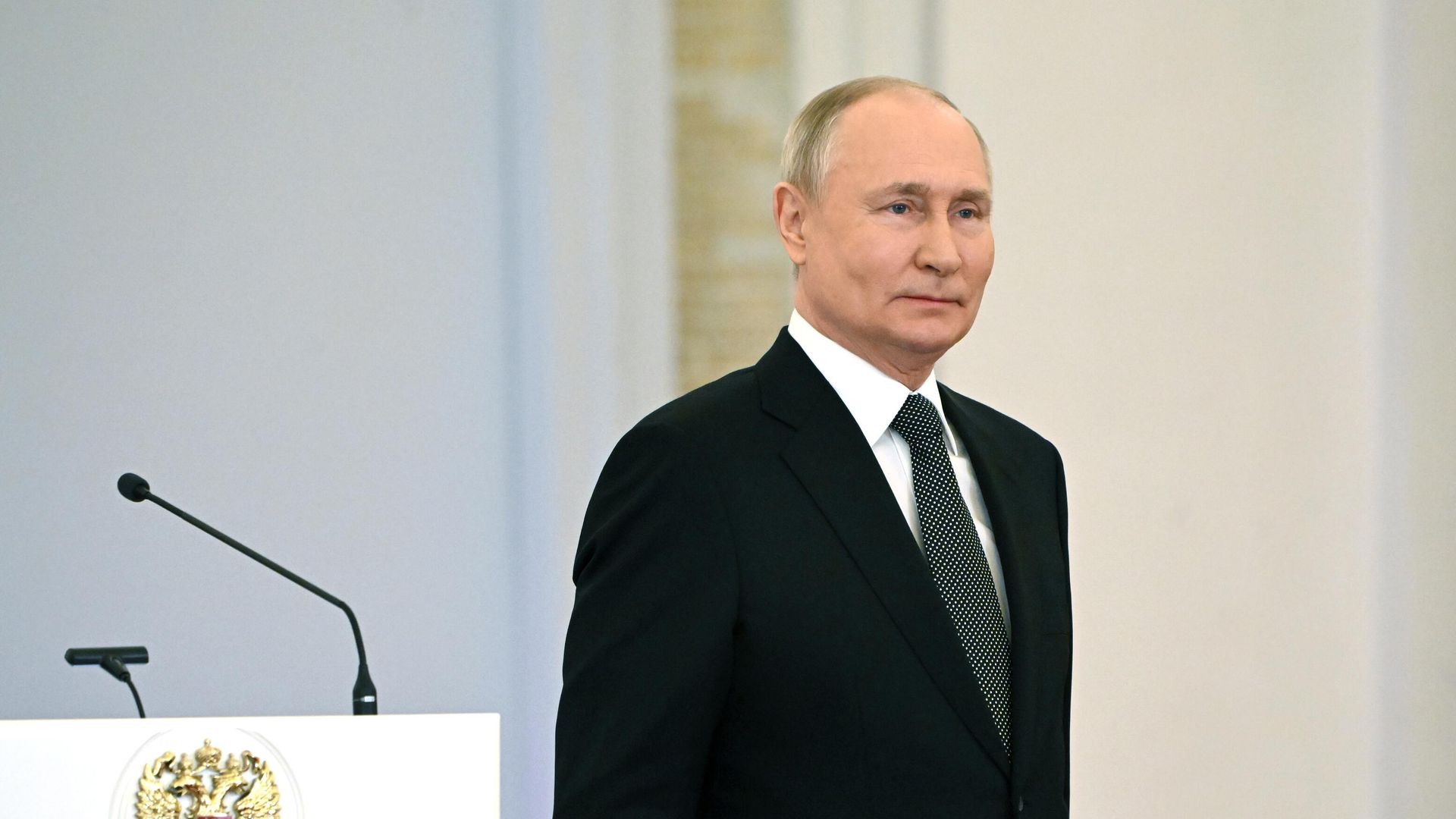 Президент РФ Владимир Путин на церемонии вручения медалей Золотая Звезда в Кремле Президент РФ Владимир Путин на церемонии вручения медалей Золотая Звезда в Кремле - РИА Новости, 1920, 08.12.2023
