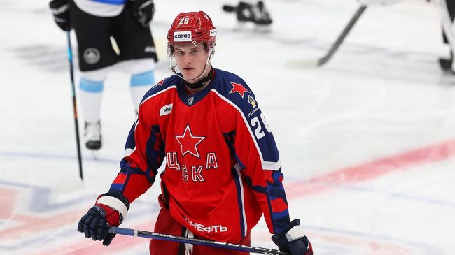 Нападающий ЦСКА Кирилл Долженков