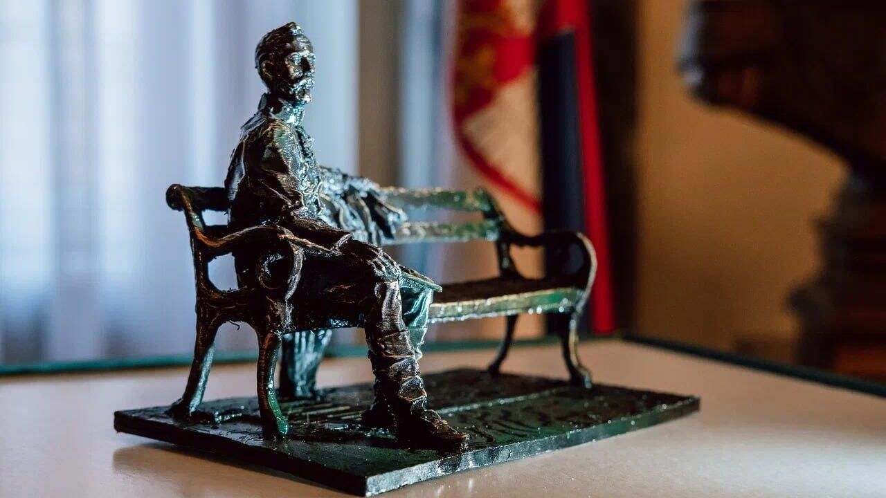Проект памятника российскому дипломату, погибшему в Косовска-Митровице Григорию Щербине Проект памятника российскому дипломату, погибшему в Косовска-Митровице Григорию Щербине - РИА Новости, 1920, 09.12.2023