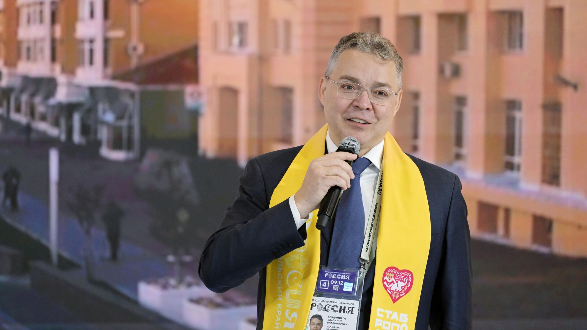 Губернатор Ставропольского края Владимир Владимиров на Международной выставке-форуме Россия Губернатор Ставропольского края Владимир Владимиров на Международной выставке-форуме Россия - РИА Новости, 1920, 09.12.2023