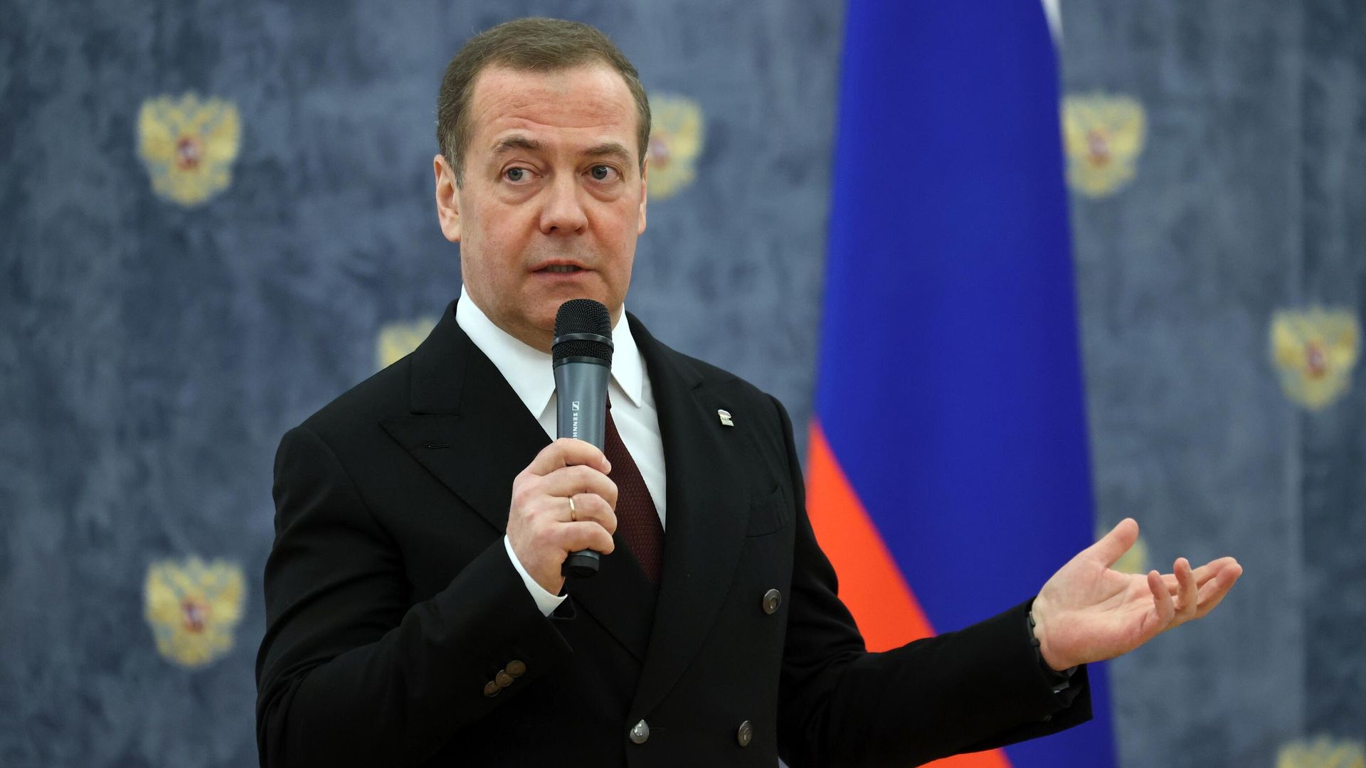 Заместитель председателя Совета безопасности РФ Дмитрий Медведев Заместитель председателя Совета безопасности РФ Дмитрий Медведев - РИА Новости, 1920, 04.03.2024