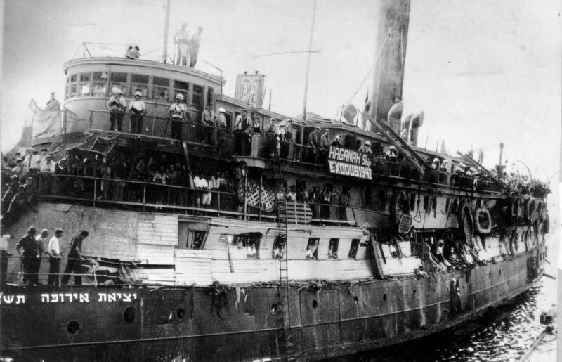 Пароход Хаганы Исход-1947 — символ нелегальной иммиграции евреев в Палестину - РИА Новости, 1920, 13.12.2023