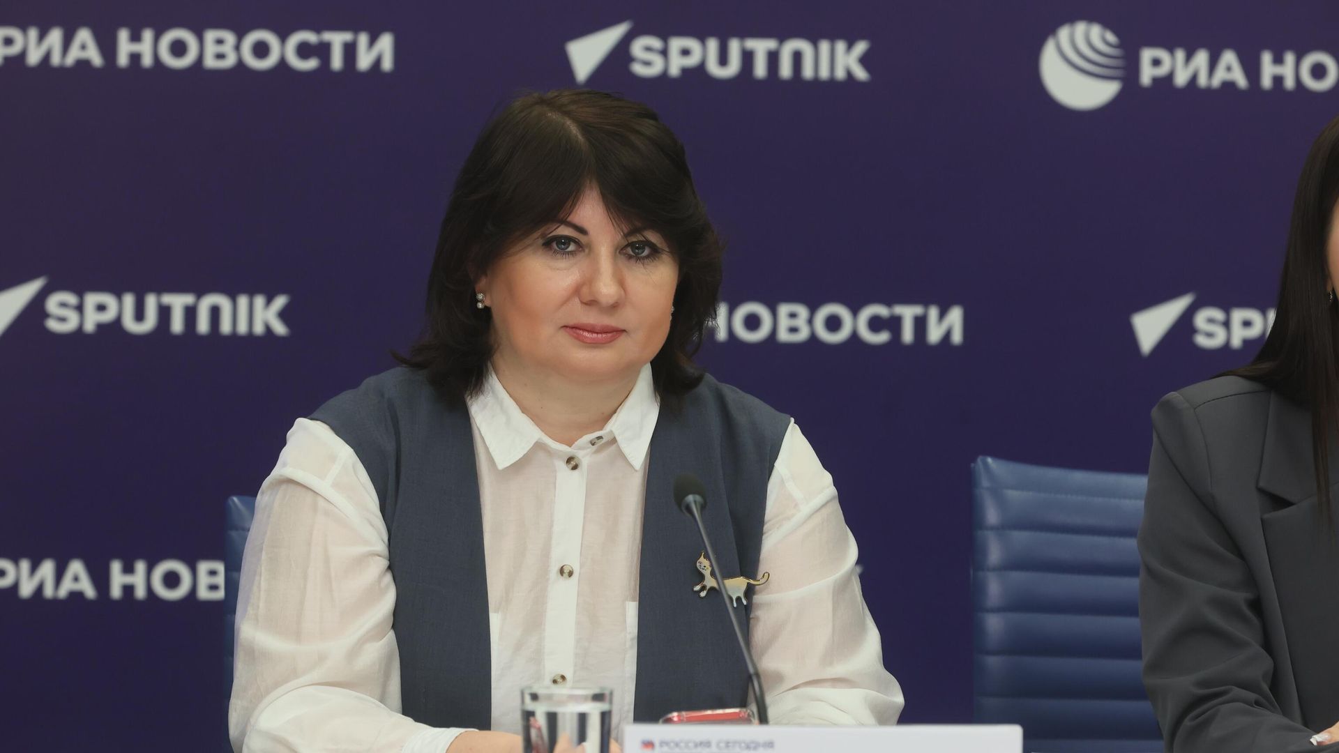 Наталья Тюрина во время пресс-конференции на тему: Инновационная патриотическая журналистика: первые результаты программ подготовки молодежи Наталья Тюрина во время пресс-конференции на тему: Инновационная патриотическая журналистика: первые результаты программ подготовки молодежи - РИА Новости, 1920, 12.09.2024