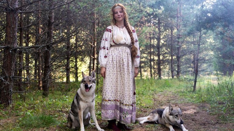 На съемках сериала Казачок
