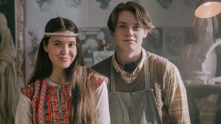 На съемках сериала Последний богатырь. Наследие